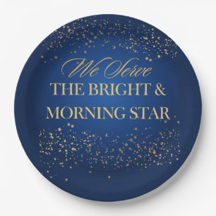 The Bright & Morning Star Paper Plate