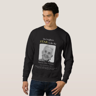 the brightest star photo funeral sweater