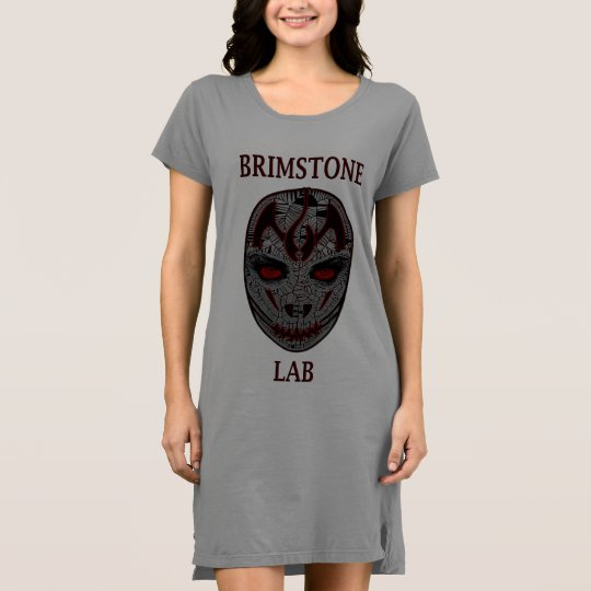 The Brimstone Lab Skull T Shirt Dress