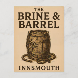 The Brine & Barrel – A Tradition from Innsmouth Holiday Postcard