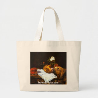 The Brioche With Wimsey the Bloodhound Large Tote Bag