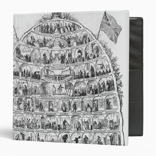 The British Beehive, 1867 Binder (Front/Inside)