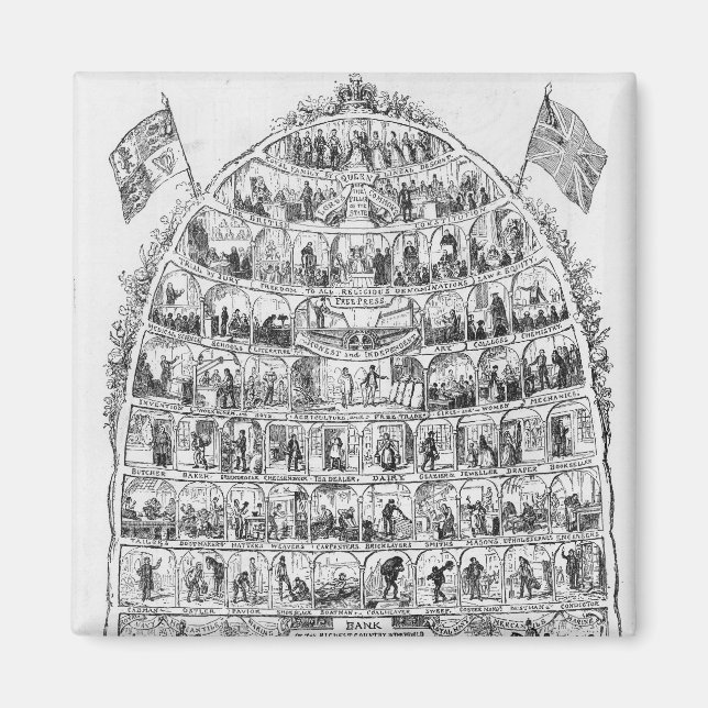 The British Beehive, 1867 Magnet (Front)
