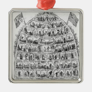 The British Beehive, 1867 Metal Ornament