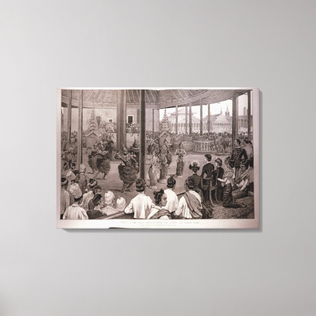 The British in Burmah Canvas Print (Front)