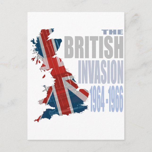 The British Invasion 1964-1966 Postcard (Front)