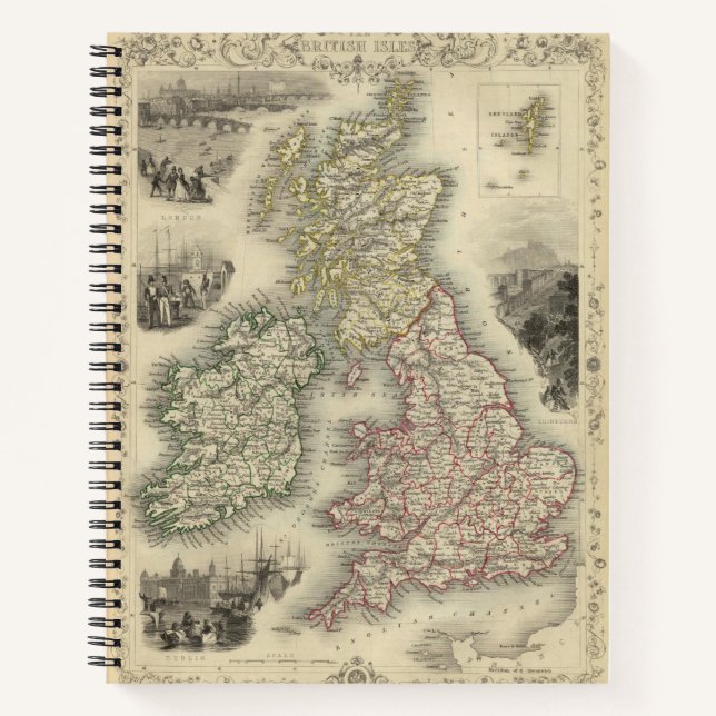 The British Isles 3 Notebook (Front)
