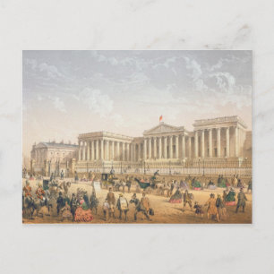 The British Museum, c.1862 (colour litho) Postcard