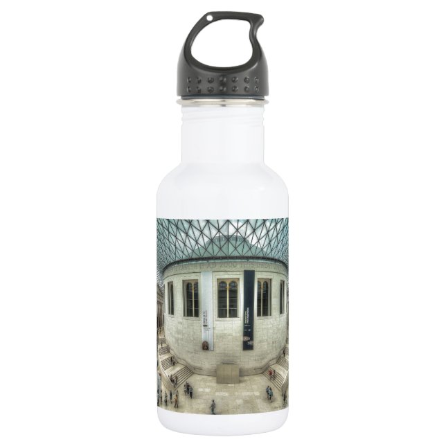 The British Museum in Summer 532 Ml Water Bottle (Front)