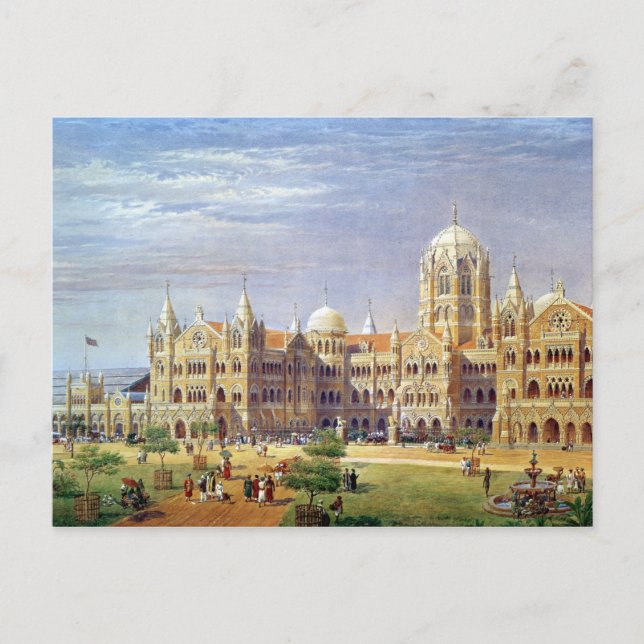 The British Raj Great Indian Peninsular Terminus Postcard (Front)