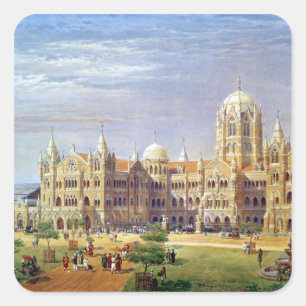 The British Raj Great Indian Peninsular Terminus Square Sticker
