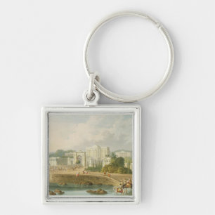 The British Residency at Hyderabad in 1813, from V Keychain