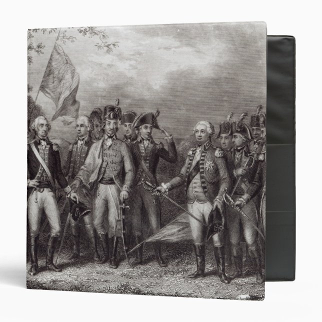 The British Surrendering their Arms Binder (Front/Inside)