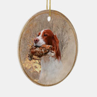 Brittany spaniel ornament sale