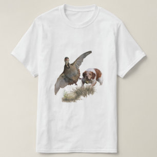 The Brittany Spaniels, French Brittany, Bird dog, T-Shirt