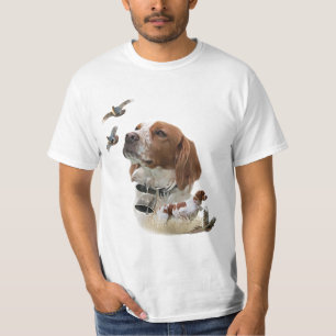 The Brittany Spaniels, French Brittany, Bird dog, T-Shirt