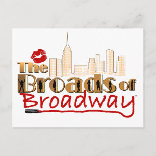 The BROADS of BROADWAY Postcard
