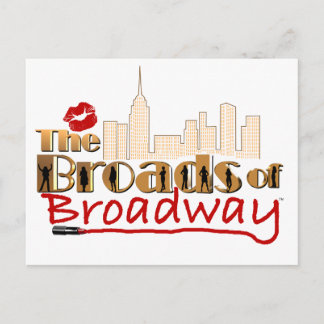The BROADS of BROADWAY Postcard