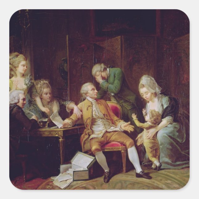 The Broken Contract Square Sticker (Front)