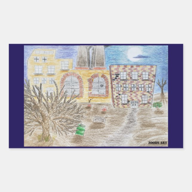 The Broken Factory of Doomed Machinery Sticker (Front)