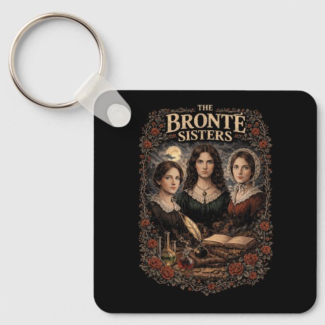 The Brontë Sisters Keychain (Front)