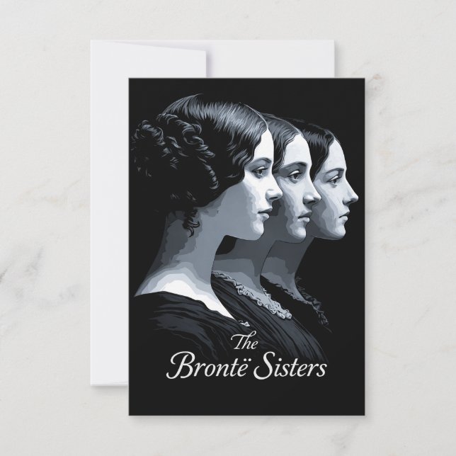 The Brontë Sisters Thank You Card (Front)