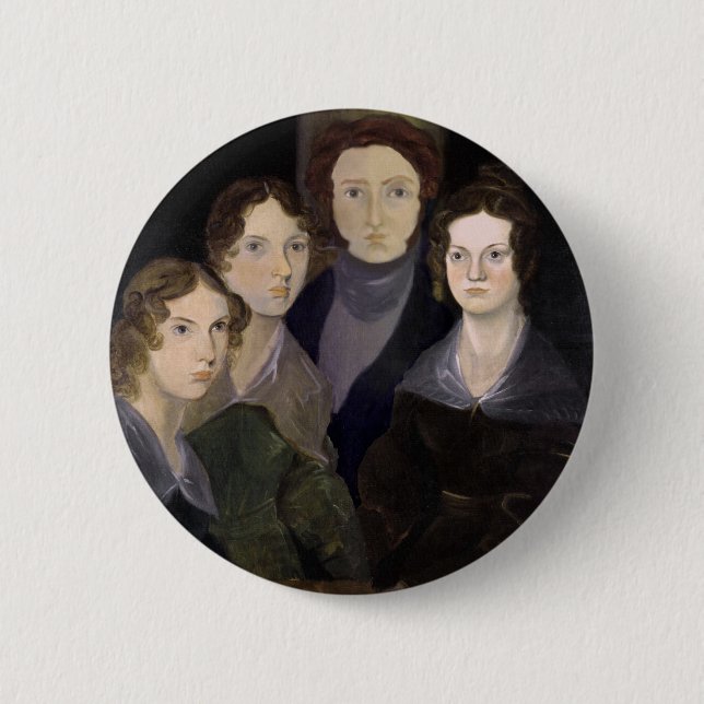 The Brontës ~ Restored Pillar Portrait 2 Inch Round Button (Front)