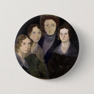 The Brontës ~ Restored Pillar Portrait 2 Inch Round Button