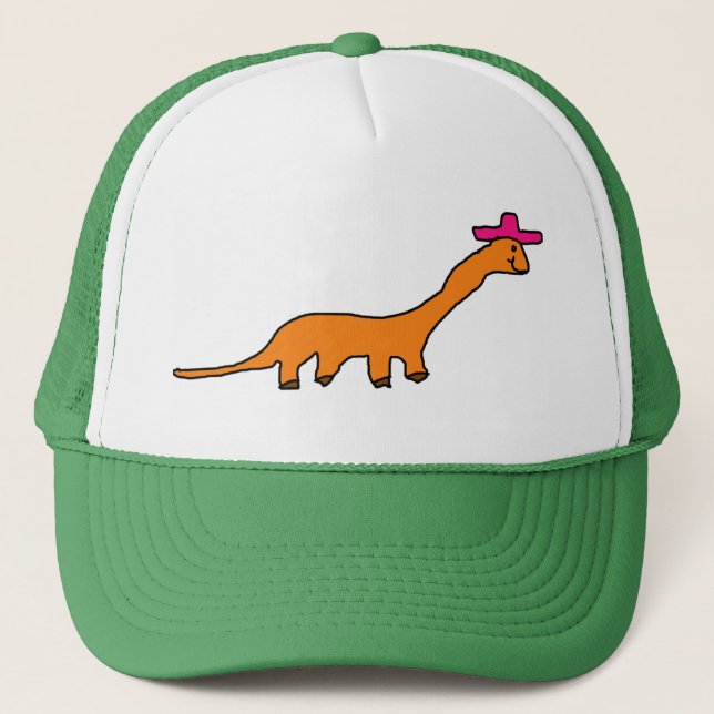 The Brontosaurus Trucker Hat (Front)