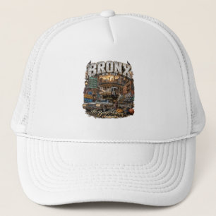 The Bronx New York Boogie Down Urban Collage Trucker Hat