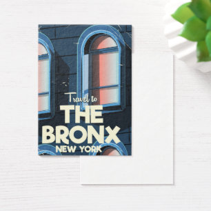 The Bronx New York City travel poster