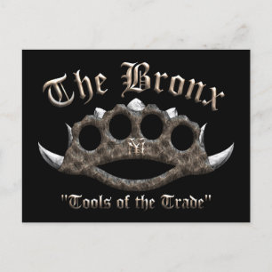The Bronx - Spiked Brass Knuckles Postcard