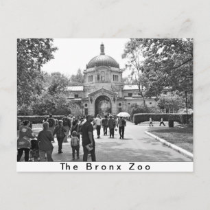 The Bronx Zoo Entrance Postcard
