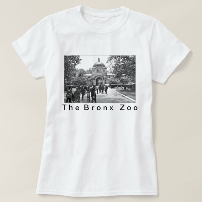 The Bronx Zoo Entrance T-Shirt (Design Front)