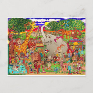 The Bronx Zoo Uncaged Postcard