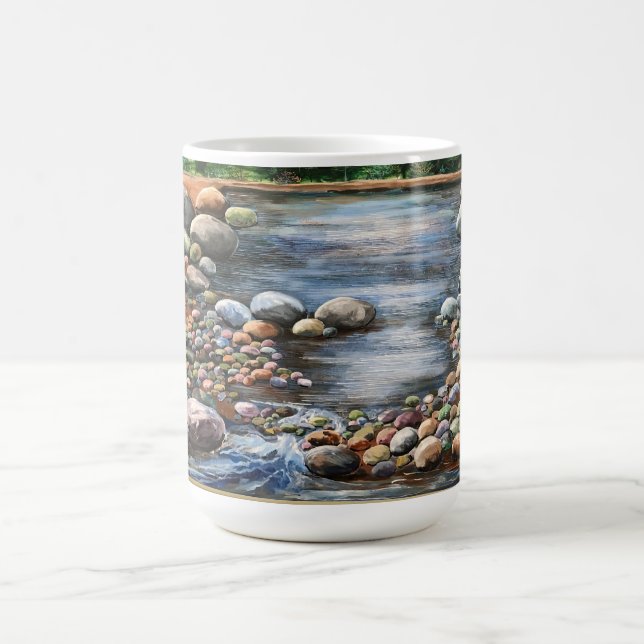 The Brook Original Hand Painted Art Coffee Mug (Center)