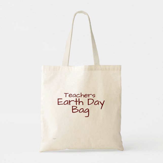 The Brook Original Hand Painted Art Earth Day Tote Bag (Back)