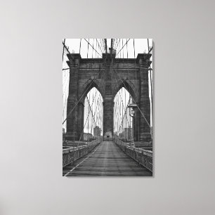 The Brooklyn Bridge in New York City Canvas Print