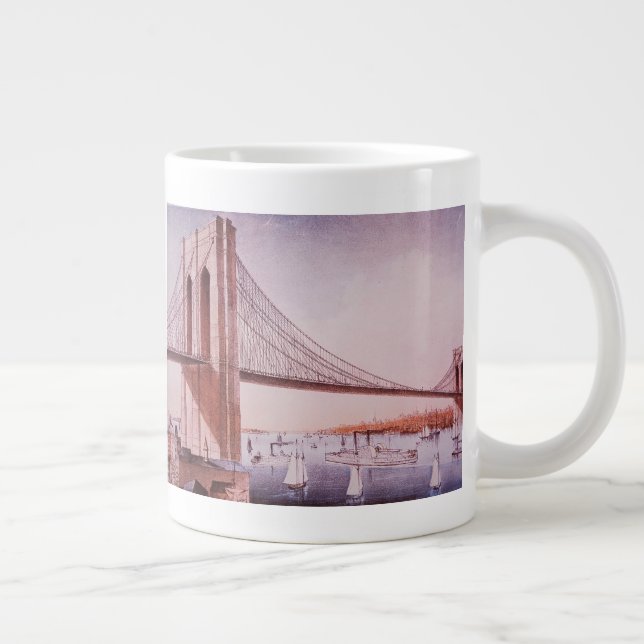 The Brooklyn Bridge Large Coffee Mug (Right)