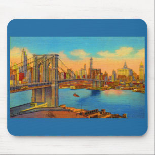 the Brooklyn Bridge Mouse Pad