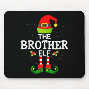 The Brother Elf Christmas Family Matching Pajama Mouse Pad