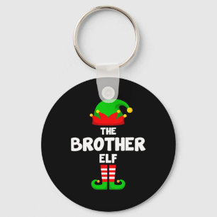 The Brother Elf Funny Christmas Matching Family Pa Keychain