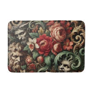 The Brothers Green – Gothic Floral Bath Mat