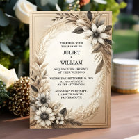 The Brown Fall Wood Paperie Recycled Paper Wedding