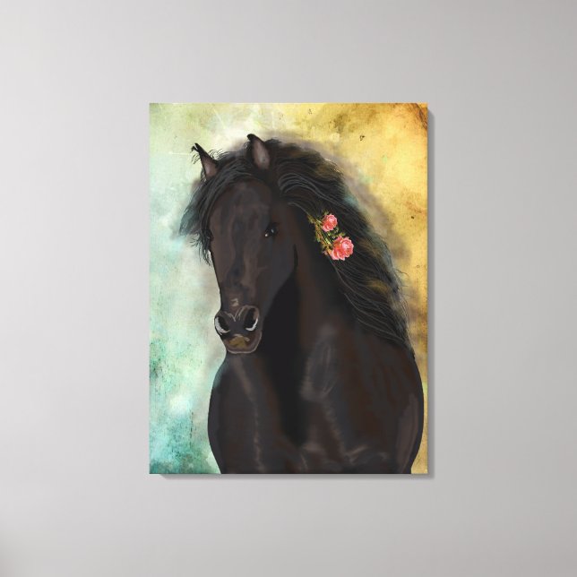 THE BROWN FRIESIAN ~ Wrapped Canvas (Front)