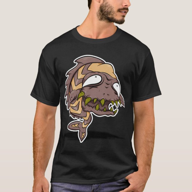 The brown monster fish T-Shirt (Front)