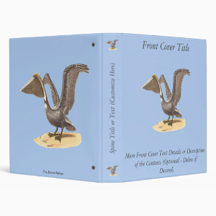 The Brown Pelican (Pelecanus occidentalis) NY Bird Binder