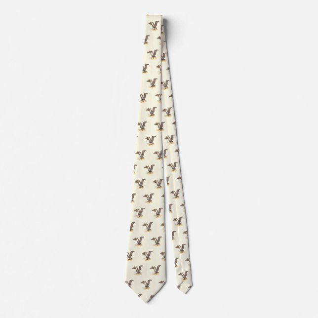 The Brown Pelican (Pelecanus occidentalis) NY Bird Tie (Front)