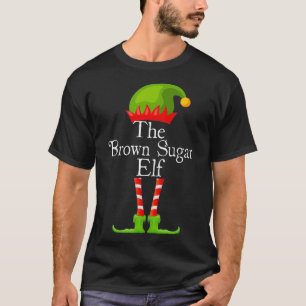The Brown Sugar Elf Matching Family Holidays T-Shirt