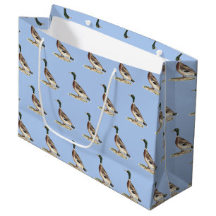 The Brown Thrush or Brown Thrasher, New York Birds Large Gift Bag